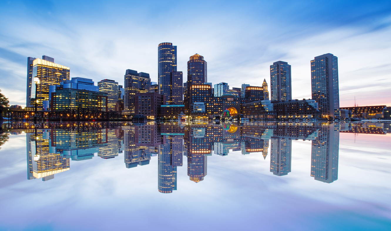 Panoramic Image of Boston, MA